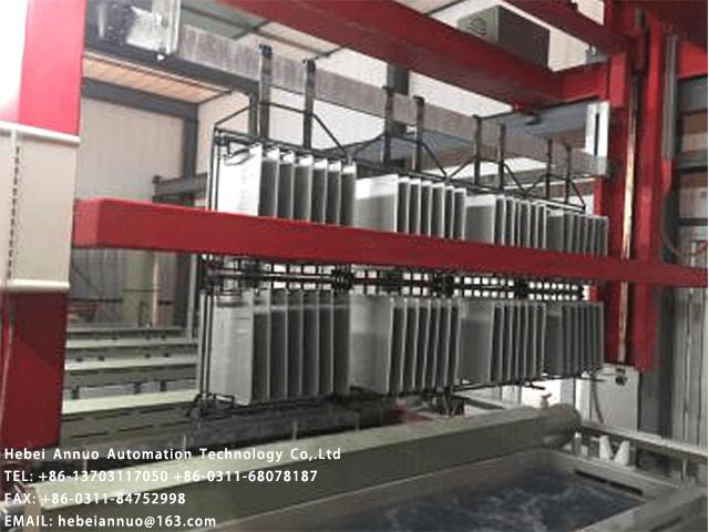 What kind of hot dip galvanizing line is produced by qualified manufacturer?