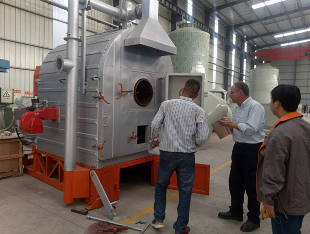 Israeli customers to Hebei Anuo factory visit inspection