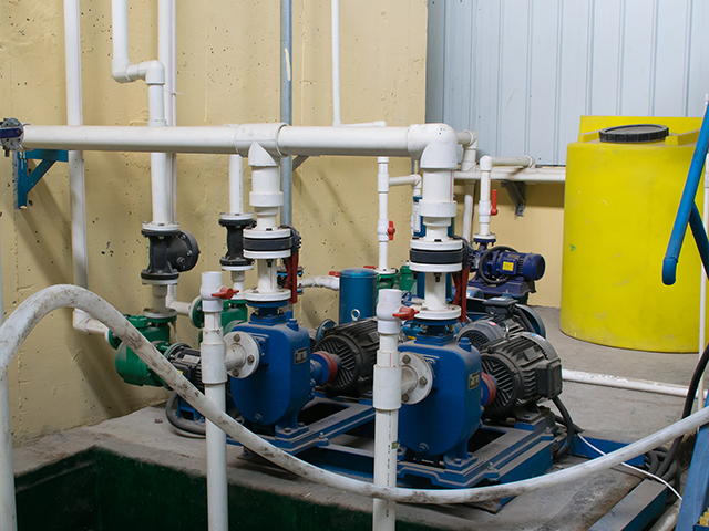 Iron removal equipment
